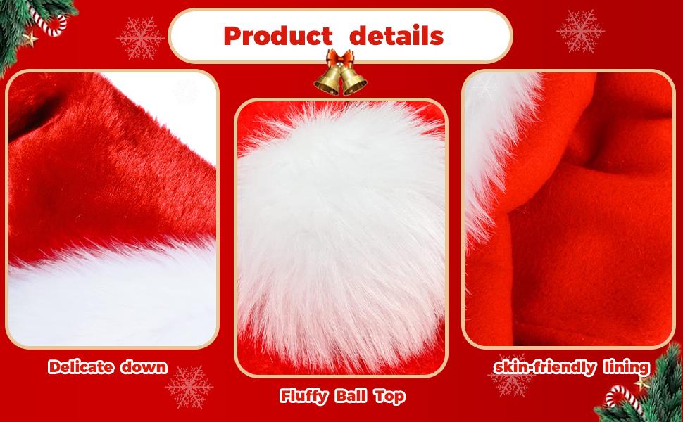 DIY LED Santa Hat - A Creative And Unique Design That Enhances The Festive Atmosphere. A Must-have For Holiday Outfits, A Fun Craft Activity, And A Great Prop For Christmas Party Photos.