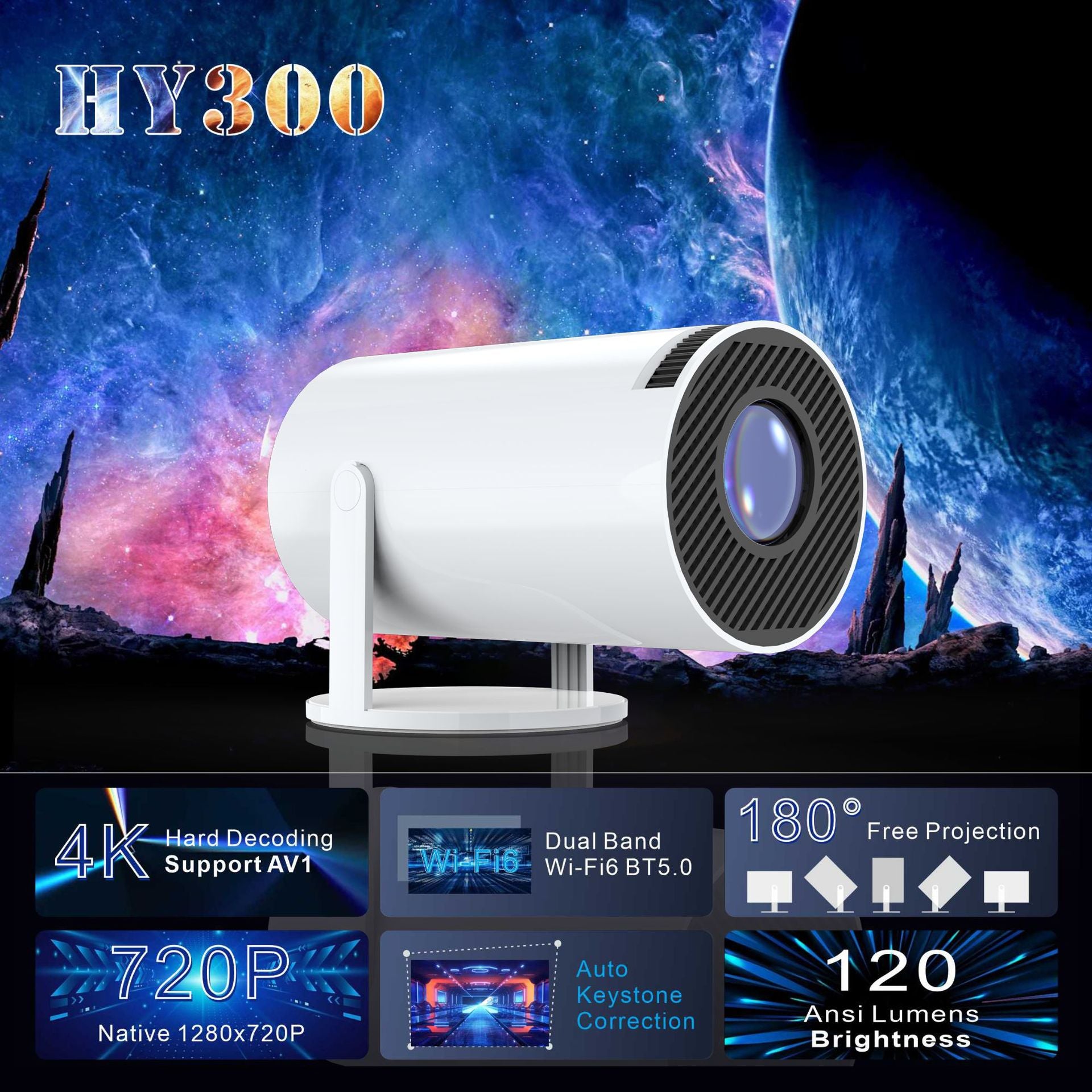 Full HD 1080P Home Theater for Indoor & Outdoor